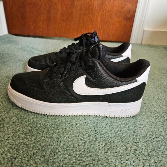 Nike Air Force 1 Low "07 Black White" CT2302-002 Men's Size 12-No Box - Picture 12 of 16